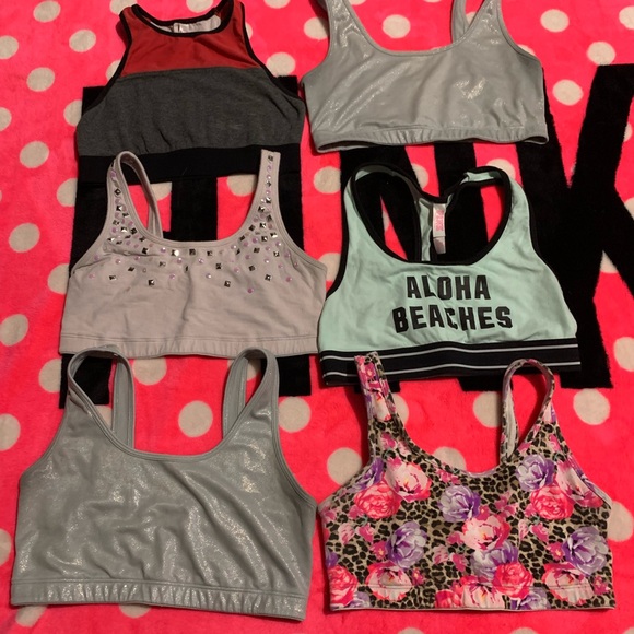 PINK Victoria's Secret Other - VS Pink Loy of 6 sports bras small